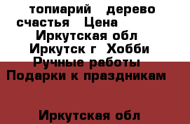 топиарий - дерево счастья › Цена ­ 1 200 - Иркутская обл., Иркутск г. Хобби. Ручные работы » Подарки к праздникам   . Иркутская обл.